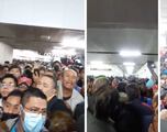 VIRAL: Así fue el caos en el Metro Pantitlán CDMX, saturación, desmayos y suspensión del servicio