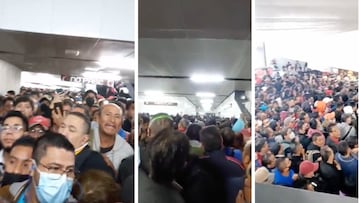 VIRAL: Así fue el caos en el Metro Pantitlán CDMX, saturación, desmayos y suspensión del servicio