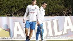 James Rodríguez hace trabajo diferencial por molestia muscular