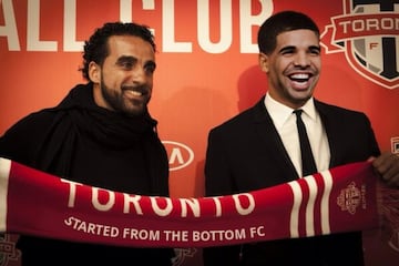 El rapero es un fiel seguidor de Toronto FC.