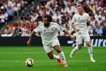 Marcelo durante el partido benfico de leyendas XII Corazn Classic Match Real Madrid-Borussia Dortmund.