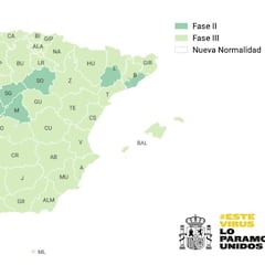 ¿Qué provincias entran en la fase 3 y en la nueva normalidad el lunes 15 de junio?