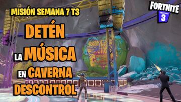 ¿Cómo detener la música en Caverna Descontrol en Fortnite?