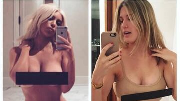 La tenista canadiense Eugenie Bouchard se disfraz&oacute; de Kim Kardashian para celebrar la fiesta de Halloween.