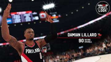 Damian Lillard, 90 de puntuación.