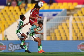 Nigeria y Colombia se enfrentaron por las semifinales del Mundial Femenino Sub 17 de la India en el Estadio Fatorda de Goa.