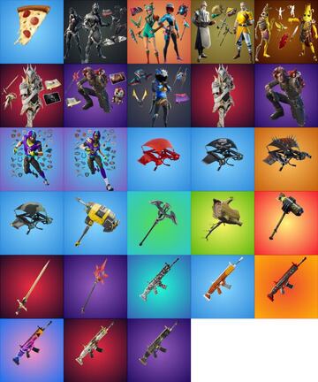 Todos los objetos cosm&eacute;ticos que han sido actualizados para la tienda tras el parche 23.20 de Fortnite