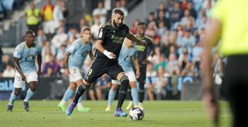 Benzema marcó el 0-1 de penalti.