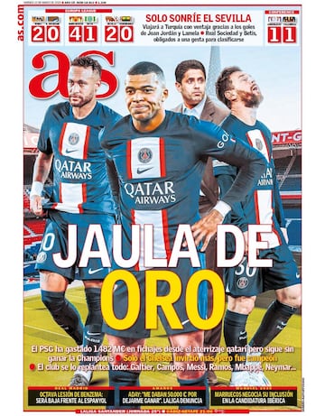 Las portadas de AS de marzo