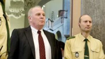Uli Hoeness durante el juicio