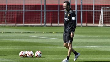 Vicente Moreno, entrenador del Mallorca