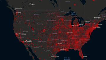 A pesar de contar con una baja considerable en estados como NY, los casos diarios siguen superando los 20 mil. USA se acerca a los 2 millones.