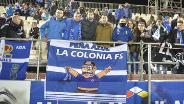 Afición del Oviedo.