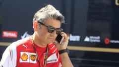 El director deportivo de Ferrari, Marco Mattiacci en Hungaroring.
