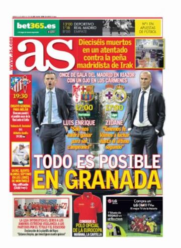 Las portadas de AS de mayo