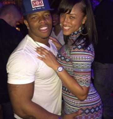 Ray Rice, jugador de los Baltimore Ravens, fue acusado de agredir a su mujer Janay Palmer.