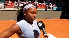 Coco Gauff hit by Spain’s massive blackout mid-interview at Madrid Open