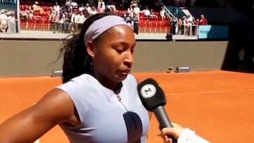 Coco Gauff hit by Spain’s massive blackout mid-interview at Madrid Open
