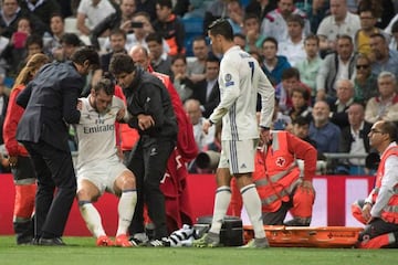 Gareth Bale will also miss out after picking up an injury against Sporting Lisbon on Wednesday night