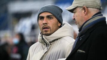 Futbol, Universidad Catolica vs Coquimbo Unido.
Fecha 16, campeonato Nacional 2022.
El jugador de Universidad Catolica Cesar Pinares, es fotografiado contra Coquimbo Unido previo al partido por la primera division disputado en el estadio San Carlos de Apoquindo.
Santiago, Chile.
03/07/2022
Jonnathan Oyarzun/Photosport
Football, Universidad Catolica vs Coquimbo Unido.
16th date, 2022 National Championship.
Universidad Catolica’s player Cesar Pinares, is pictured against Coquimbo Unido before the first division match held at San Carlos de Apoquindo stadium.
Santiago, Chile.
07/03/2022
Jonnathan Oyarzun/Photosport