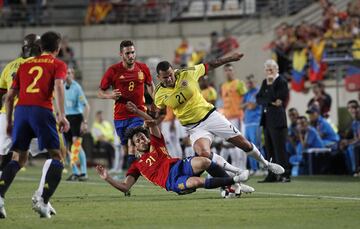Las mejores imágenes del amistoso España vs Colombia