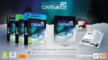 Así son las espectaculares ediciones de Project Cars 2