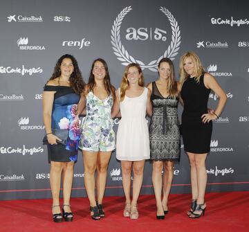 La selección de Waterpolo femenino en Londres 2012.