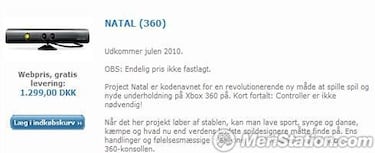 [Pre-E3] Revelado el posible precio de Project Natal/Kinect