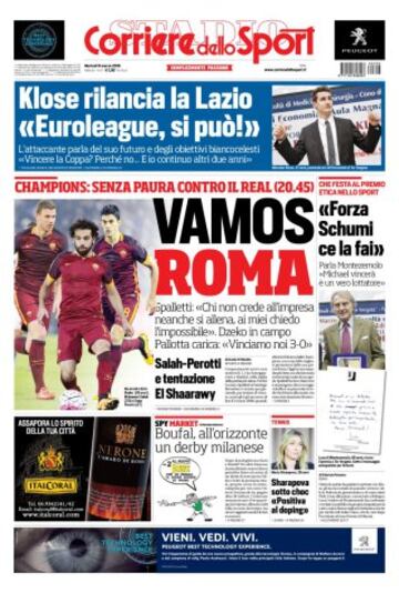 Portadas de la prensa mundial