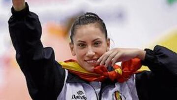 <b>EXULTANTE. </b>Brigitte Yagüe se reencontró con el triunfo en Roma.