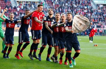 Baile, gritos y alegría: Así celebró el Bayern Múnich