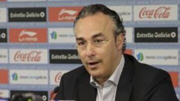 <b>REPASO DE LA ACTUALIDAD. </b>Miguel Torrecilla hizo ayer balance de la actual situación del Celta.