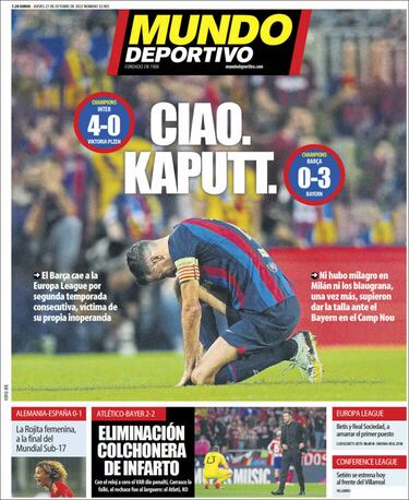 La prensa de Barcelona, sin piedad