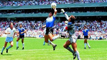 La Mano de Dios de Maradona a Inglaterra en México 86