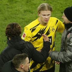 Haaland tropieza contra el farolillo rojo de la Bundesliga