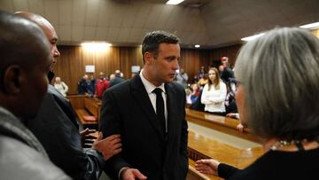 Pistorius, en una imagen del juicio en el que fue condenado a prisi&oacute;n. 