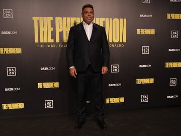 La alfombra roja de la presentación del documental de Ronaldo Nazario