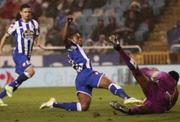 Kameni paró en el penalti lanzado por Iván Cavaleiro.