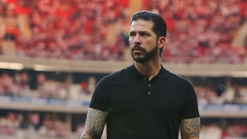   Benjamin Mora head coach of Atlas during the game Guadalajara vs Atlas, corresponding to second leg match of Quarterfinals of the Torneo Clausura 2023 of the Liga BBVA MX, at Akron Stadium, on May 14, 2023.

<br><br>

Benjamin Mora Director Tecnico de Atlas durante el partido Guadalajara vs Atlas, Correspondiente al partido de Vuelta de Cuartos de Final del Torneo Clausura 2023 de la Liga BBVA MX,en el Estadio Akron, el 14 de Mayo de 2023.