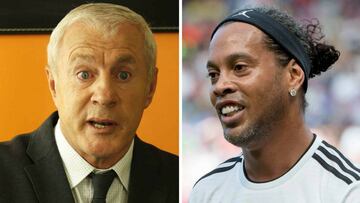 Luis Fernández y Ronaldinho.