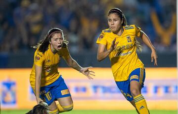 
Tigres venció a Guadalajara este lunes 05 de noviembre por la noche por marcador de 2 goles por 0, esto en duelo correspondiente a la jornada 17 de la Liga MX Femenil.