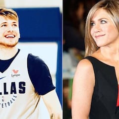 Luka Doncic dedica un guiño a Jennifer Aniston y Twitter enloquece