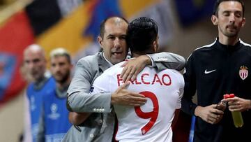 El técnico y vicepresidente del Mónaco destacaron la actuación de Falcao en Champions League y aseguran que el colombiano va camino a su mejor nivel.