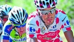 Egoi pelea con Pellizotti por la Montaña del Tour