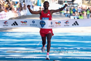 El etíope Derara Urisa se proclama vencedor de la la 47ª edición del Zurich Rock 'N' Roll Running Series.
