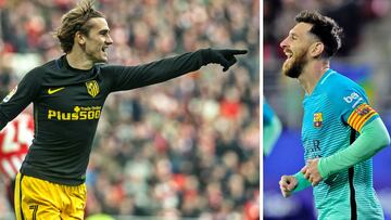 Sólo Messi aguanta el nivel de Griezmann: 5 goles en 2017