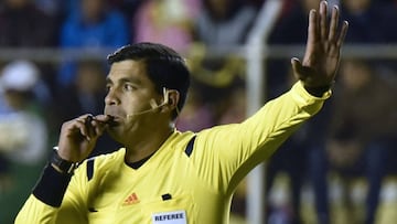 Enrique Cáceres, árbitro del Real Madrid-América del Mundial de Clubes, en una imagen de archivo.