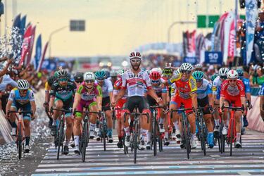 Fernando Gaviria 
Ganador de la segunda etapa de la Vuelta a San Juan 