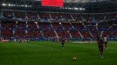 Cargas policiales en El Sadar