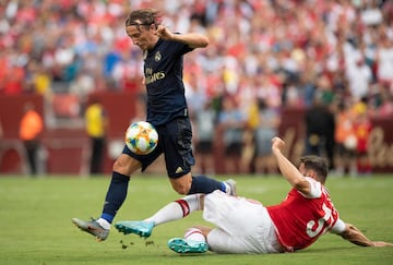 Luka Modric and Sead Kolasinac.